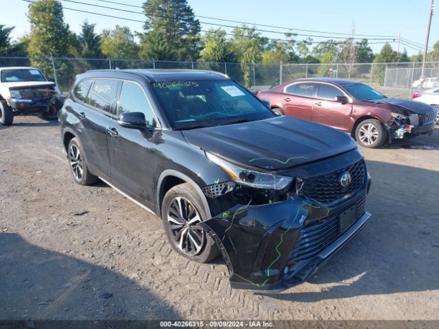 toyota highlander 2022 5tdlzrbh1ns209276