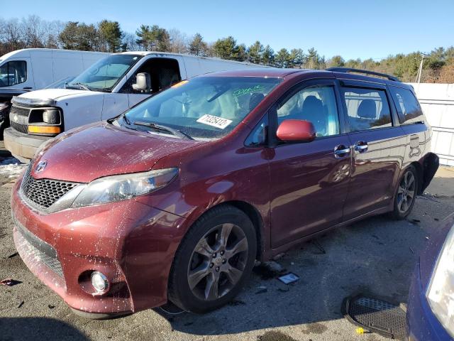 toyota sienna spo 2013 5tdxk3dc0ds386064