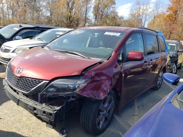 toyota sienna 2015 5tdxk3dc0fs539299