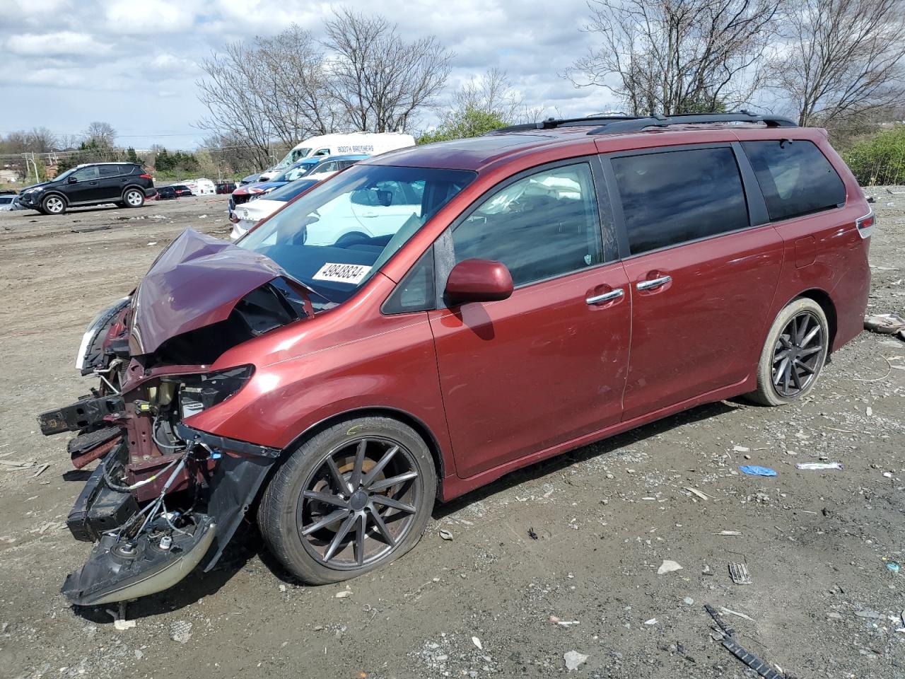 toyota sienna 2015 5tdxk3dc0fs552294