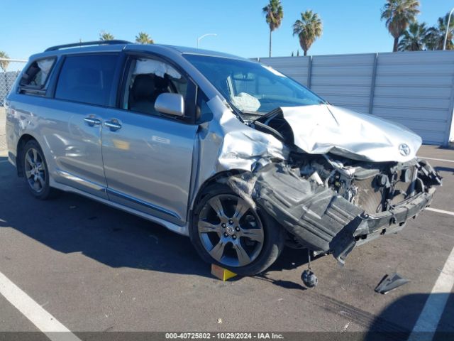 toyota sienna 2015 5tdxk3dc0fs621985