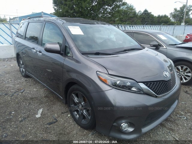 toyota sienna 2015 5tdxk3dc3fs603657