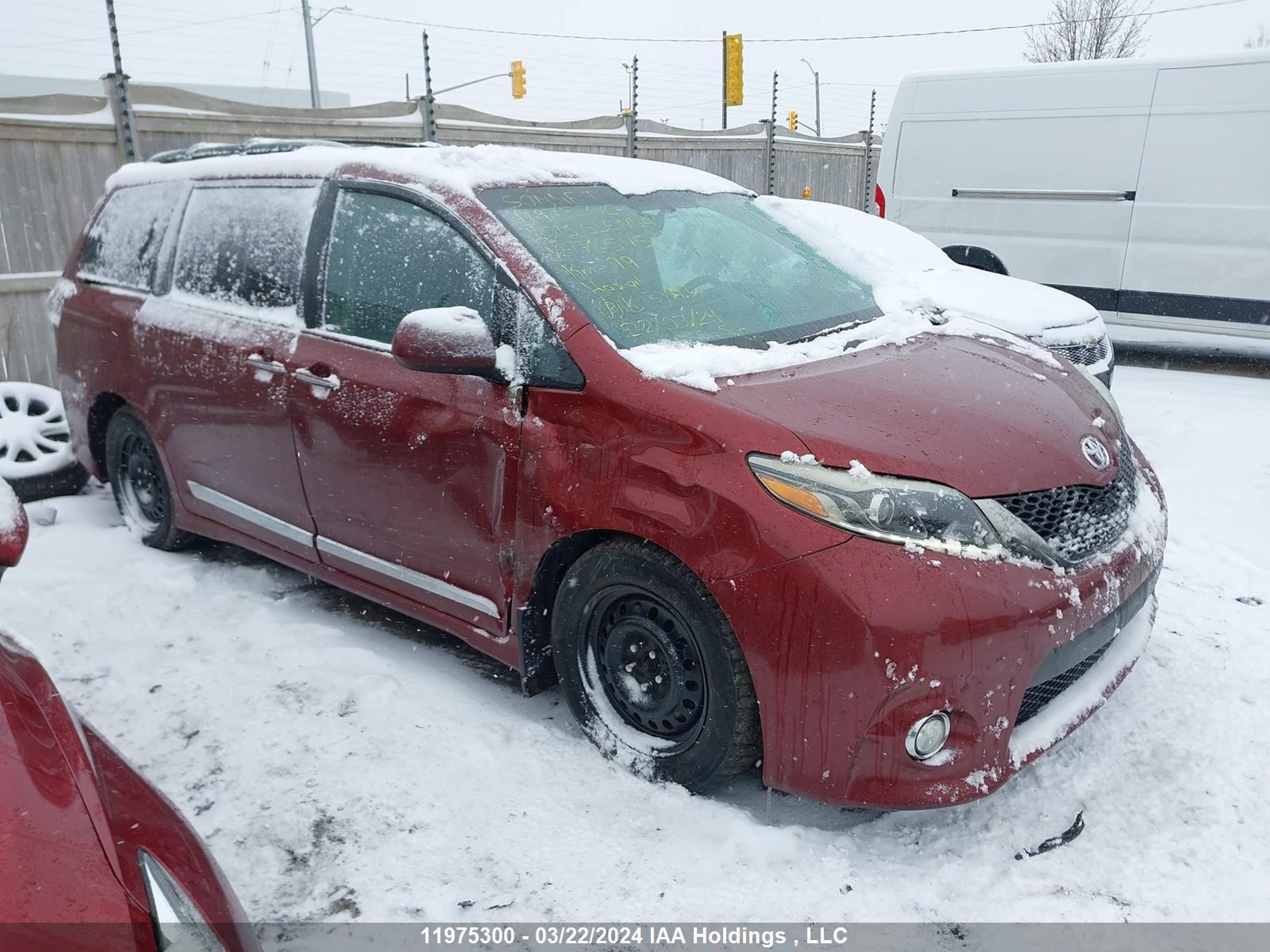 toyota sienna 2016 5tdxk3dc4gs765959