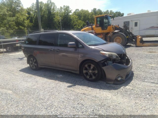 toyota sienna 2012 5tdxk3dc5cs196159