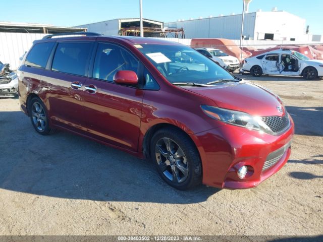 toyota sienna 2015 5tdxk3dc5fs645991