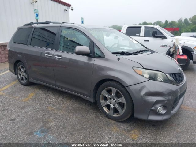 toyota sienna 2013 5tdxk3dc6ds293209