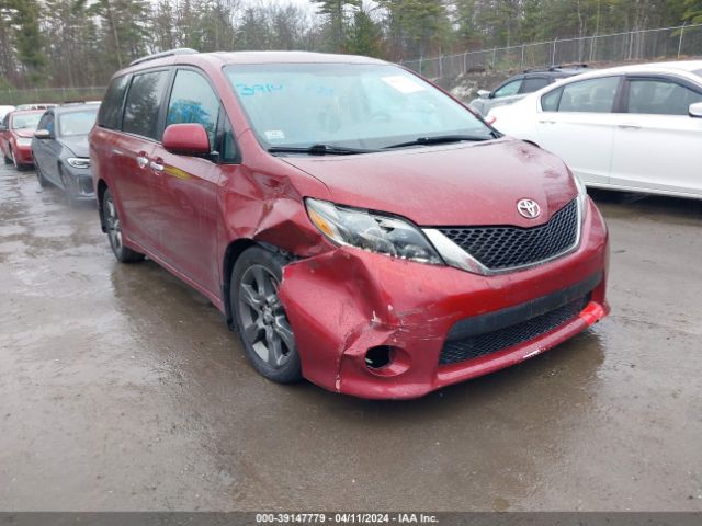 toyota sienna 2016 5tdxk3dc7gs728825