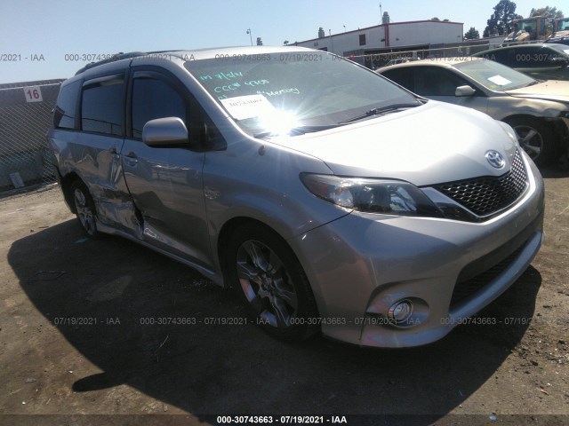 toyota sienna 2012 5tdxk3dc8cs227078