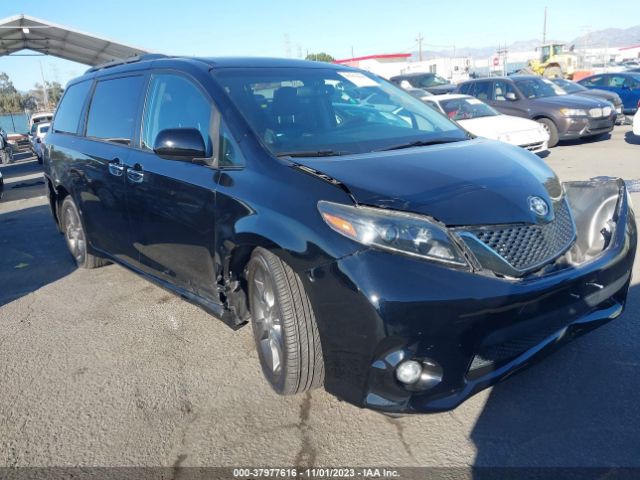 toyota sienna 2015 5tdxk3dc9fs609284