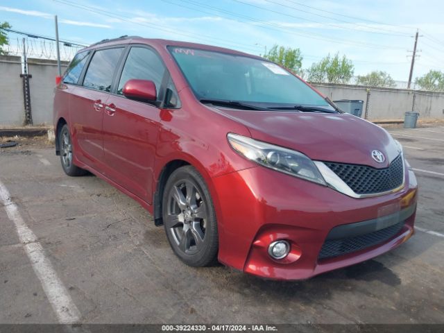 toyota sienna 2017 5tdxz3dc1hs766550