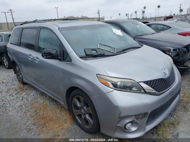 toyota sienna 2017 5tdxz3dc1hs862906