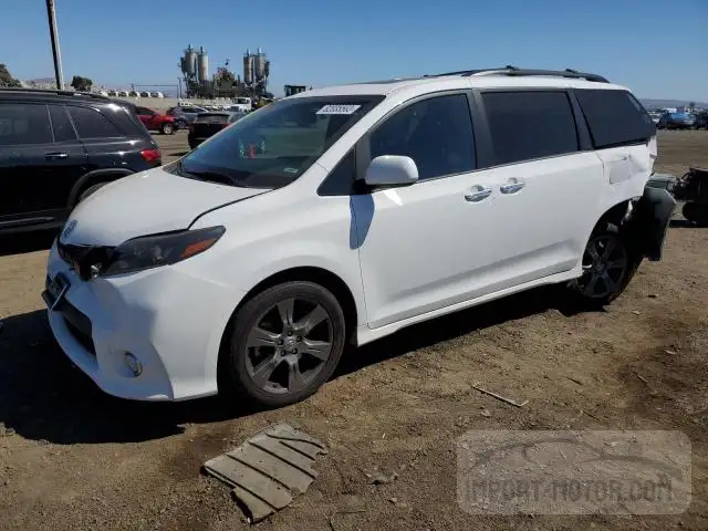 toyota sienna 2017 5tdxz3dc1hs883285