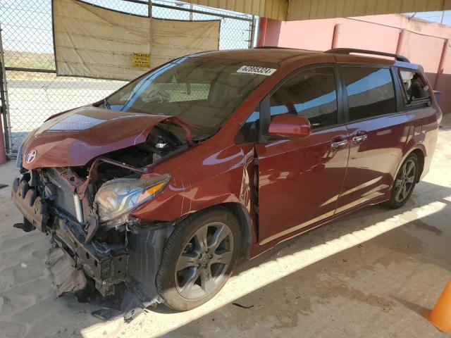 toyota sienna se 2017 5tdxz3dc3hs893817