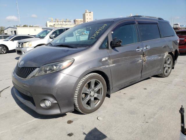 toyota sienna se 2017 5tdxz3dc8hs864300