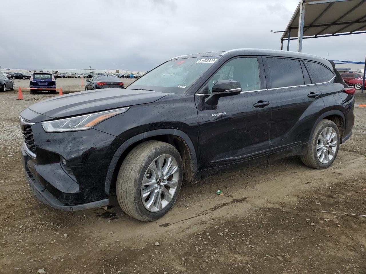 toyota highlander 2021 5tdyarah1ms004697