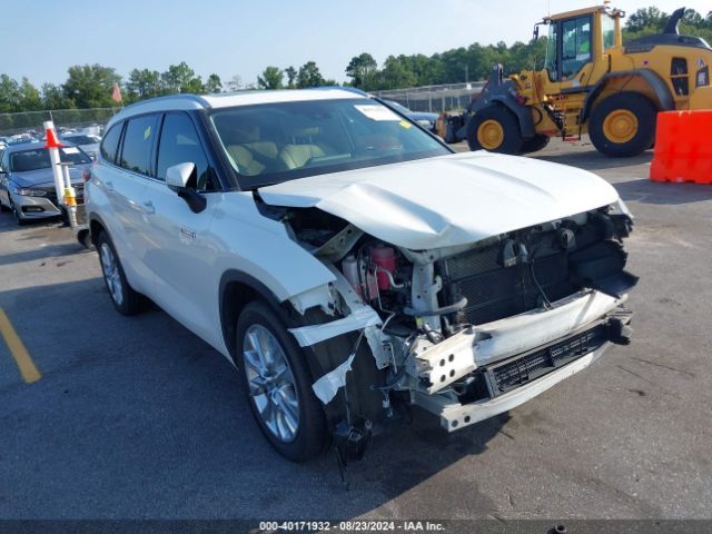 toyota highlander 2021 5tdyarah2ms505274