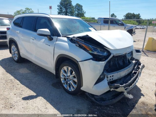 toyota highlander 2021 5tdyarah3ms008430