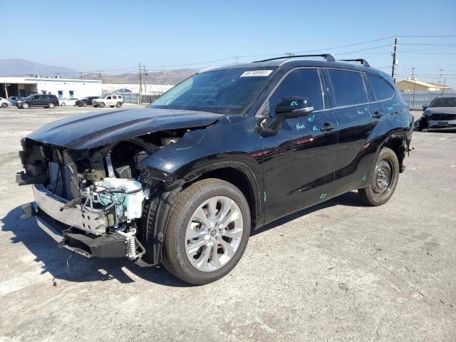 toyota highlander 2023 5tdyarah3ps524761