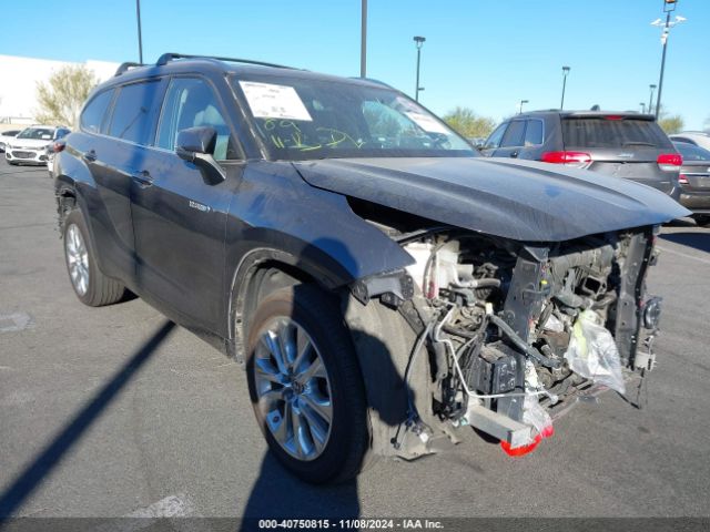 toyota highlander 2021 5tdyarah9ms007850