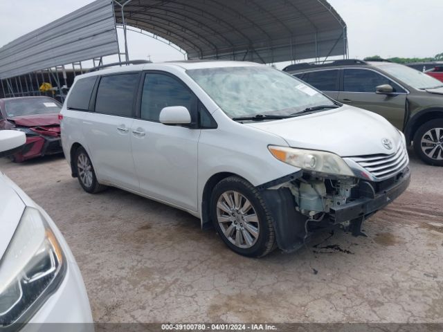 toyota sienna 2012 5tdyk3dc2cs216274