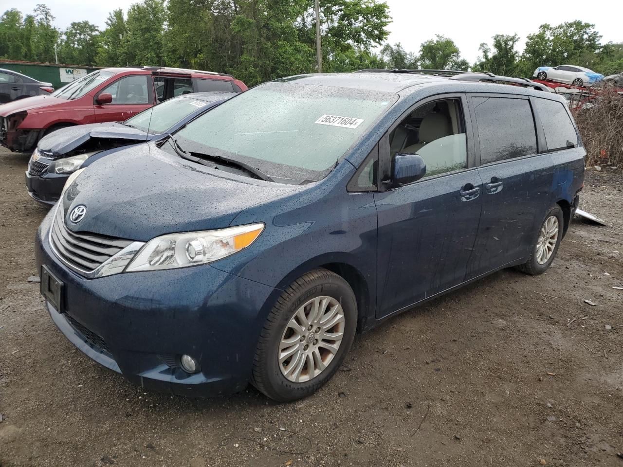 toyota sienna 2012 5tdyk3dc2cs270576