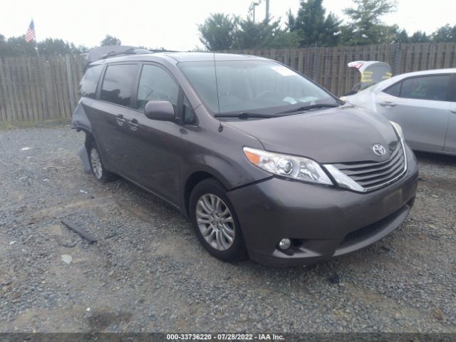 toyota sienna 2012 5tdyk3dc4cs244576