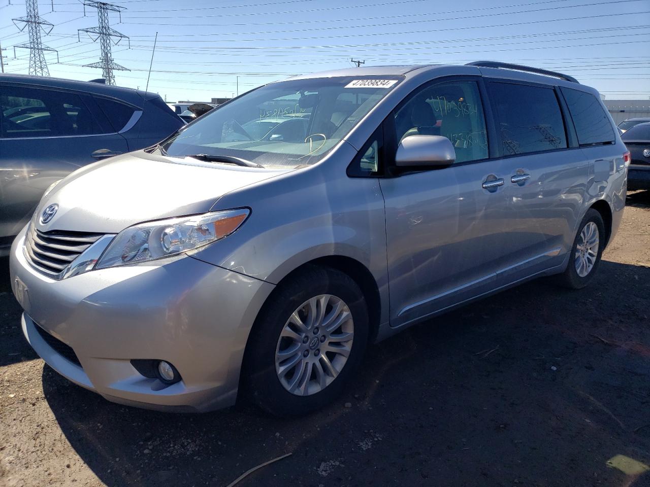 toyota sienna 2012 5tdyk3dc4cs271907