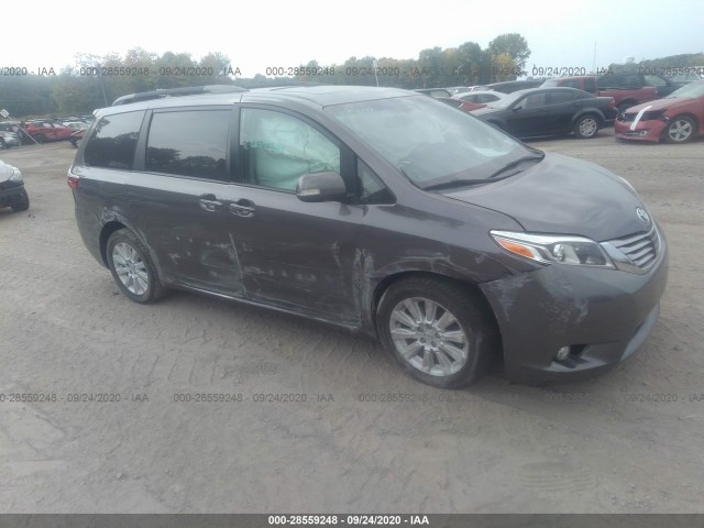 toyota sienna 2015 5tdyk3dc6fs638178