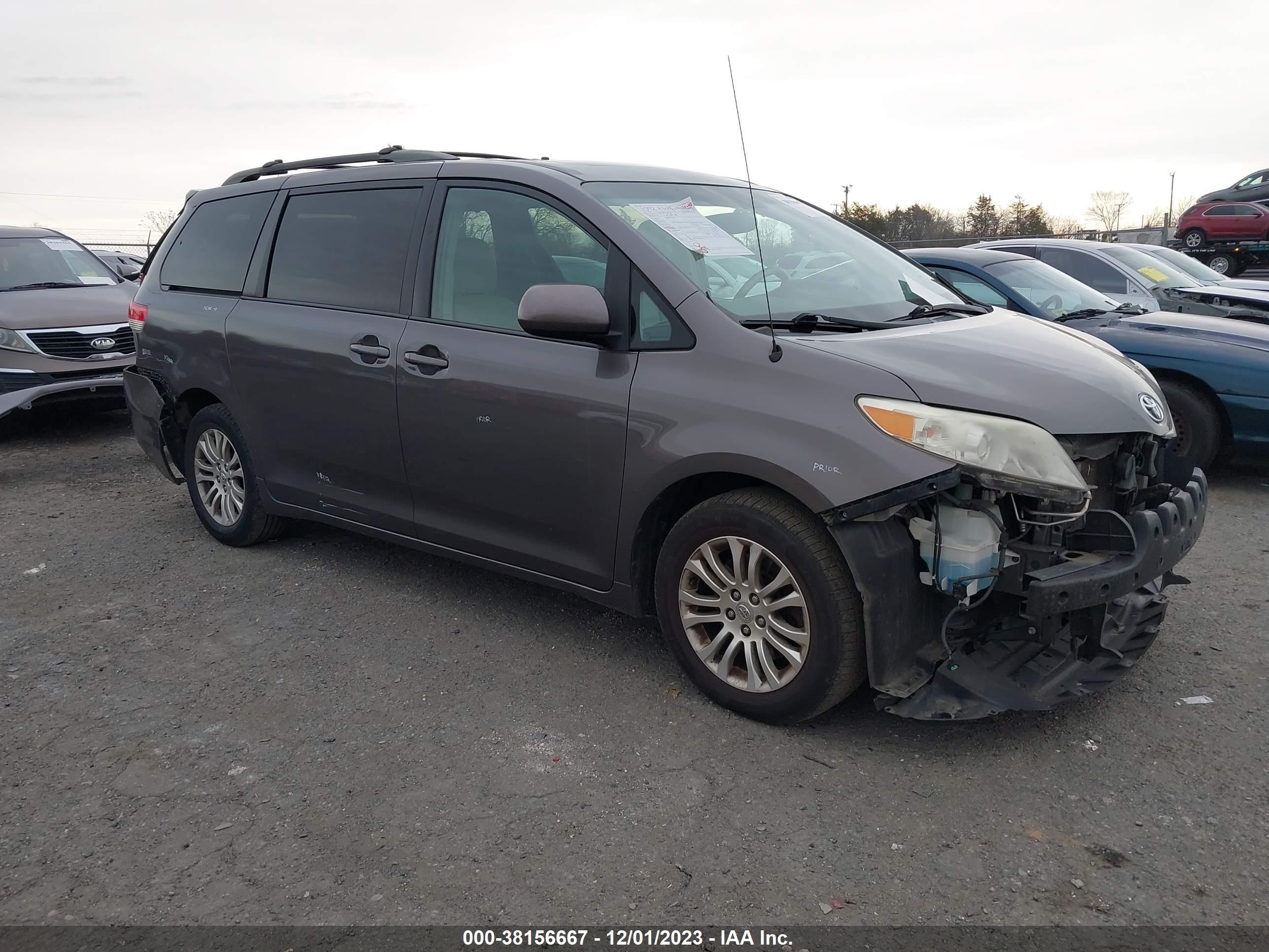 toyota sienna 2012 5tdyk3dc9cs253287