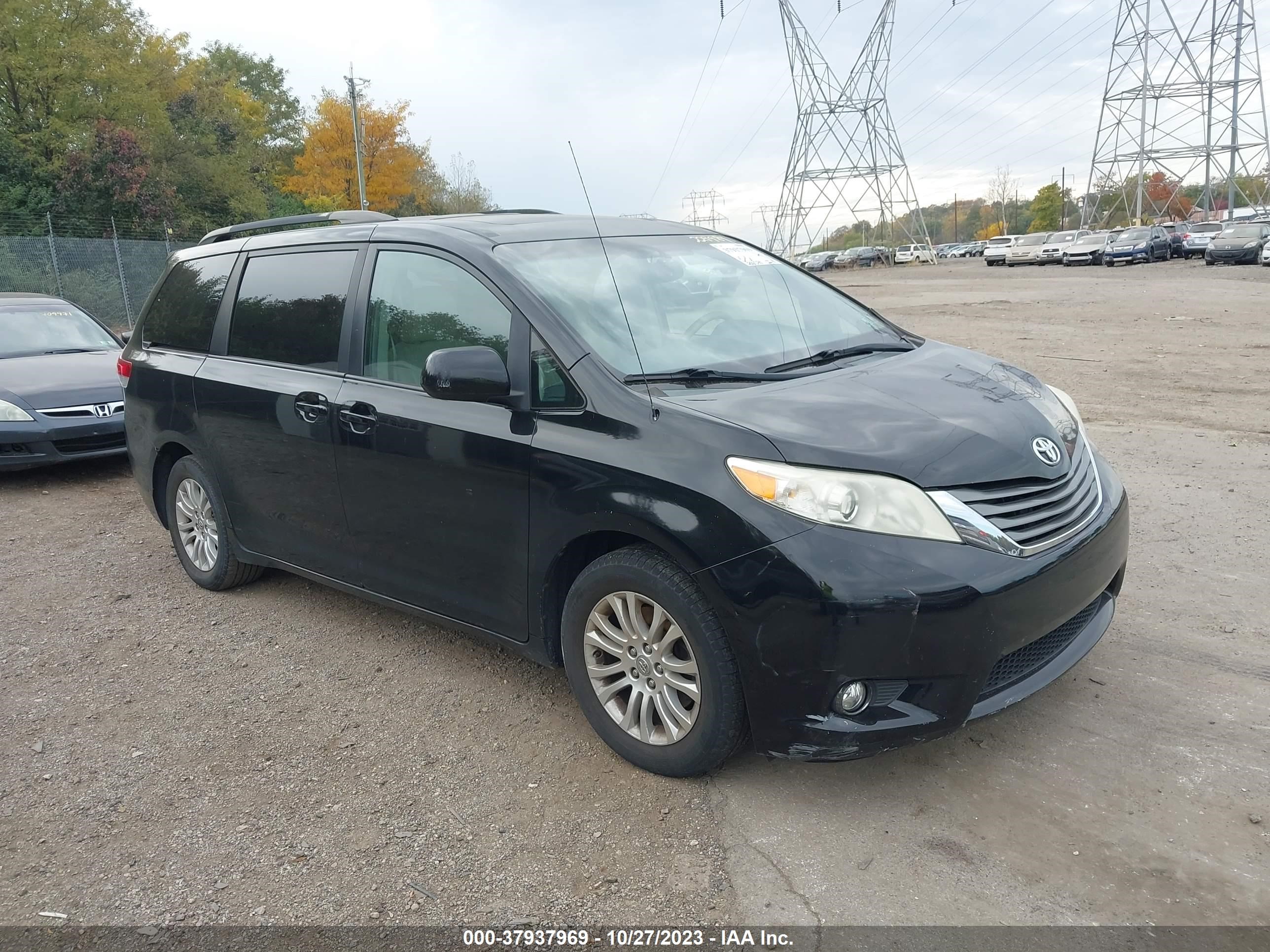 toyota sienna 2012 5tdyk3dcxcs229984