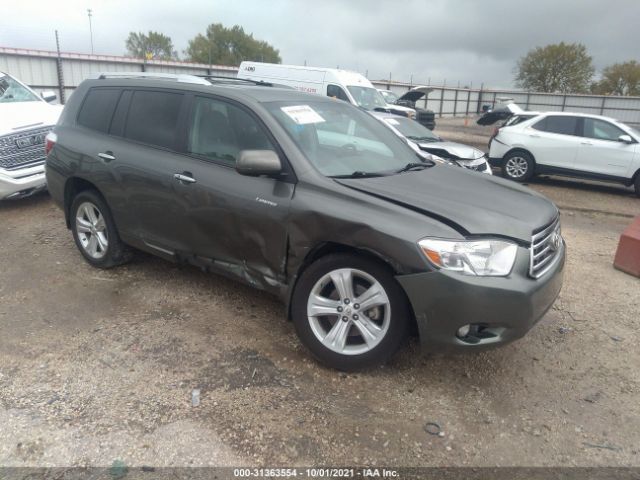 toyota highlander 2010 5tdyk3eh1as022276