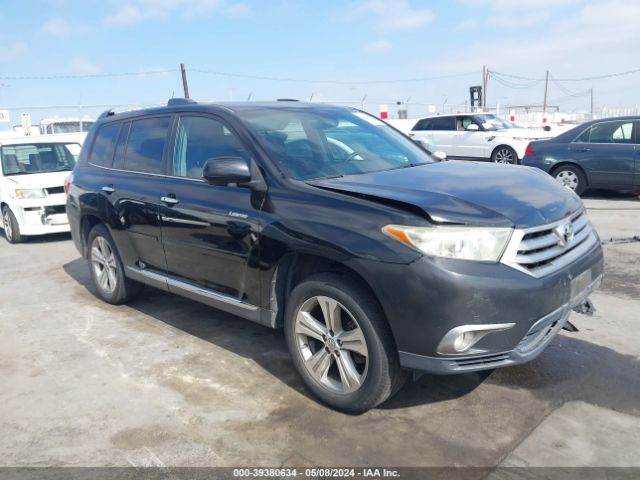 toyota highlander 2013 5tdyk3eh1ds095247