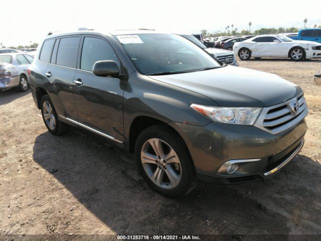 toyota highlander 2012 5tdyk3eh2cs066886