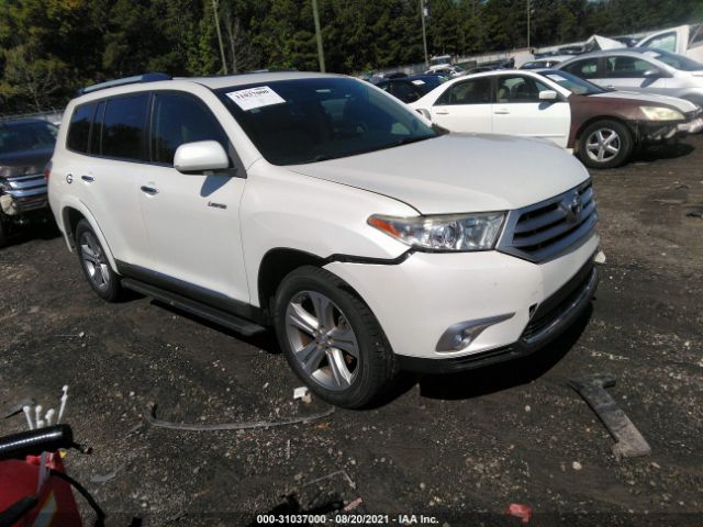 toyota highlander 2012 5tdyk3eh4cs065478