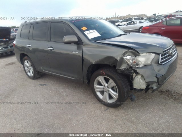 toyota highlander 2010 5tdyk3eh6as018255