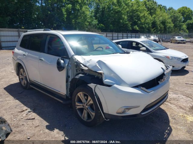 toyota highlander 2012 5tdyk3eh6cs062937