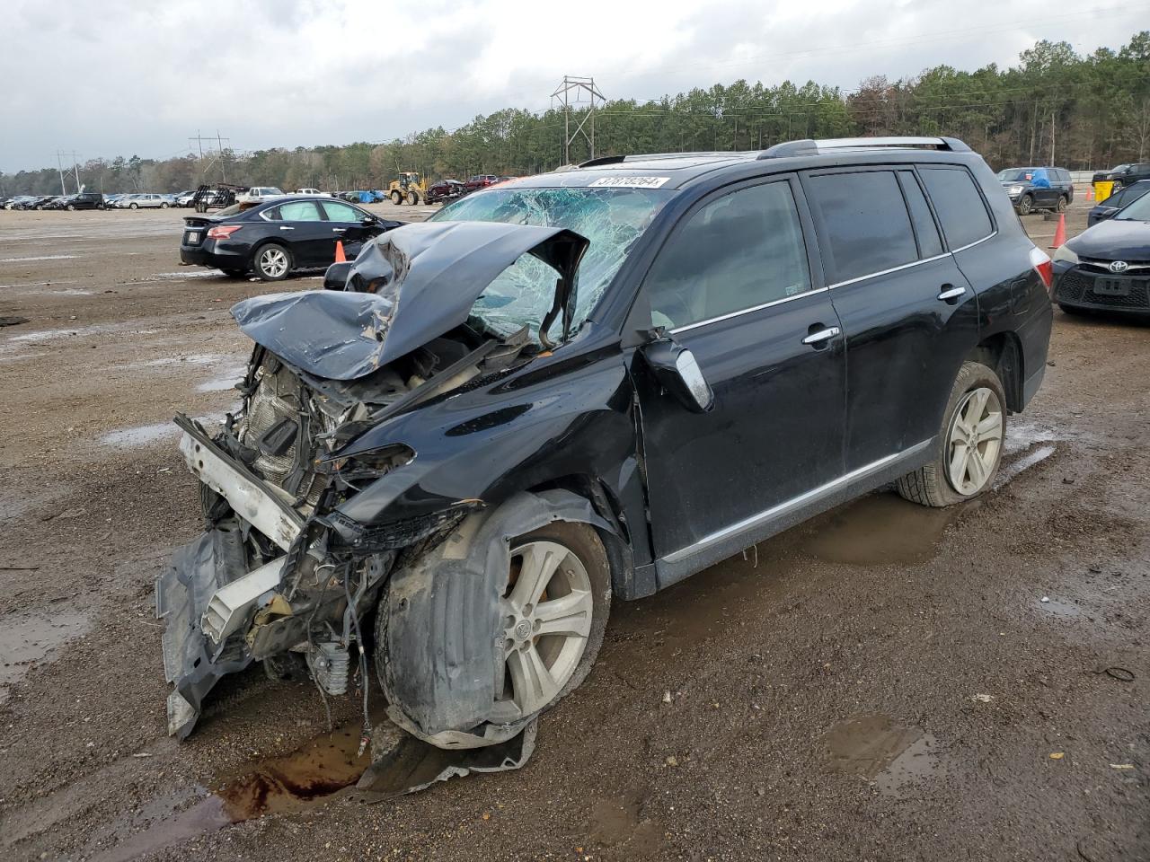 toyota highlander 2012 5tdyk3eh6cs083657