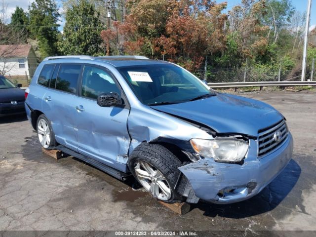 toyota highlander 2010 5tdyk3eh7as012254