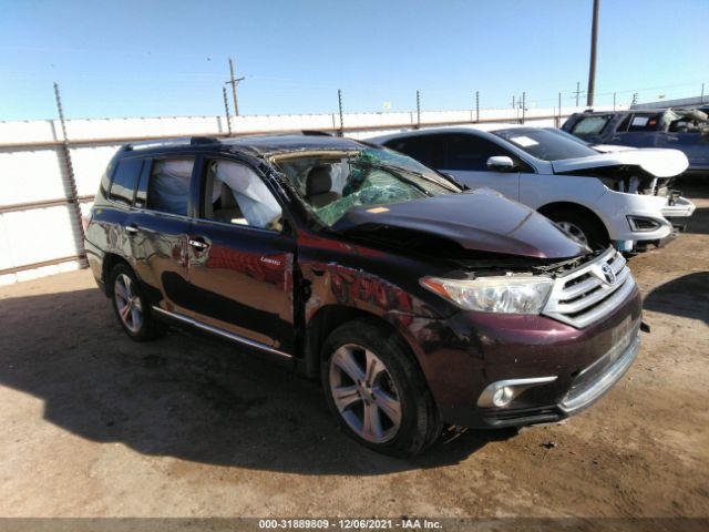 toyota highlander 2011 5tdyk3eh7bs030478