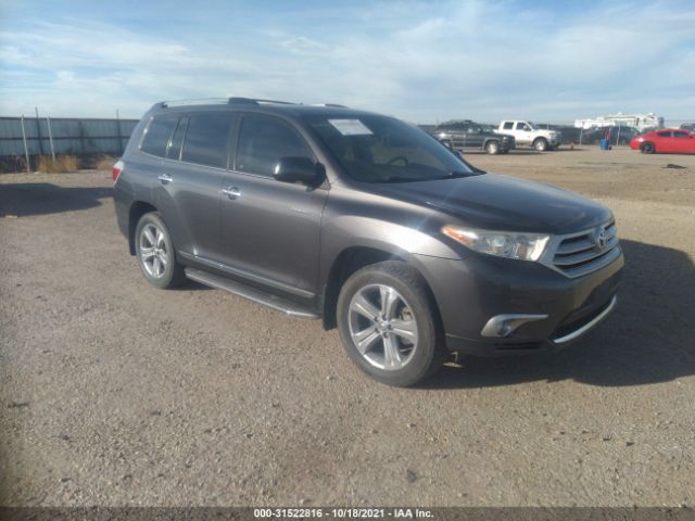 toyota highlander 2013 5tdyk3eh7ds128803