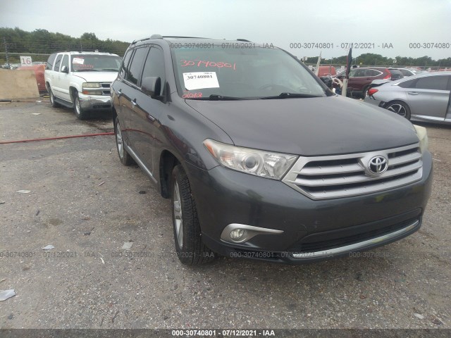 toyota highlander 2012 5tdyk3eh8cs087368