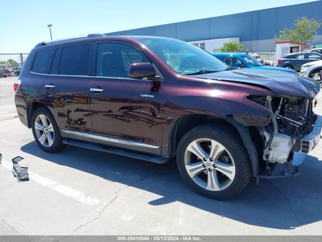 toyota highlander 2012 5tdyk3ehxcs054064