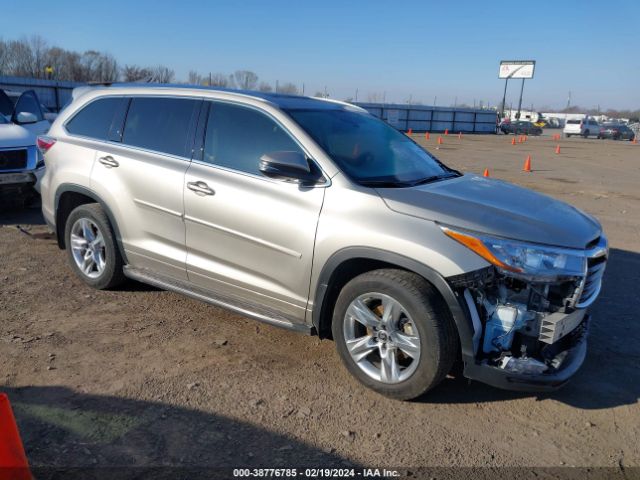 toyota highlander 2016 5tdykrfh0gs159235