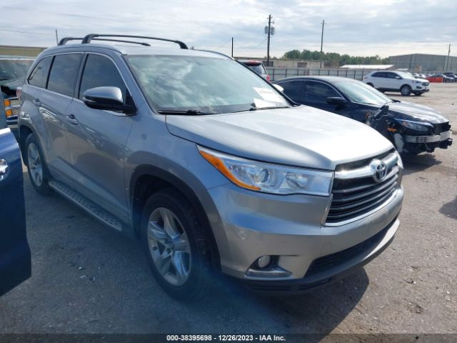 toyota highlander 2016 5tdykrfh0gs164239