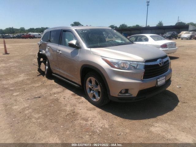 toyota highlander 2014 5tdykrfh1es026741