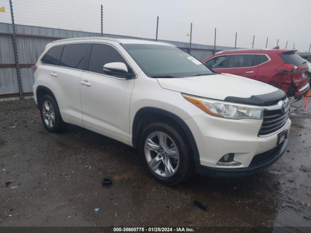 toyota highlander 2016 5tdykrfh1gs138815