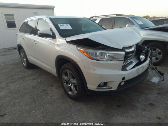 toyota highlander 2016 5tdykrfh1gs179560