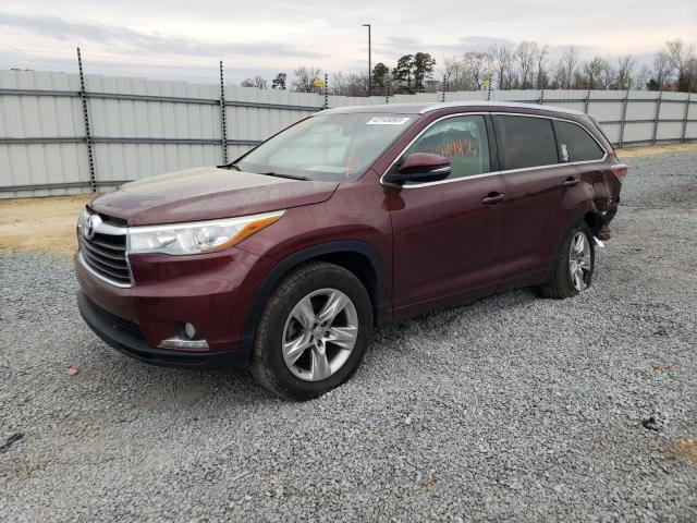 toyota highlander 2014 5tdykrfh2es024464