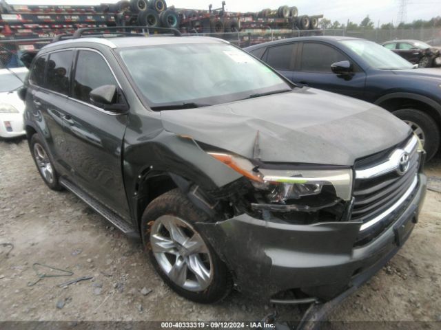 toyota highlander 2015 5tdykrfh3fs056597