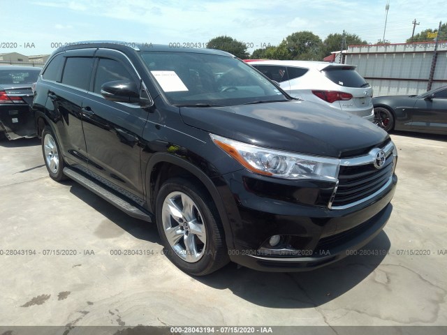 toyota highlander 2016 5tdykrfh3gs143448